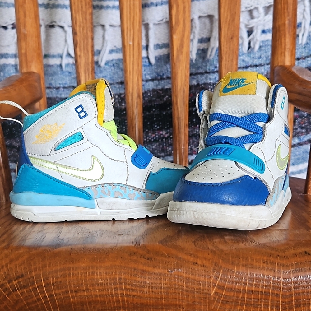 Toddler Nike Air Jordan Legacy 312 Blue Lagoon/Clear-Team Royal SIZE 5C